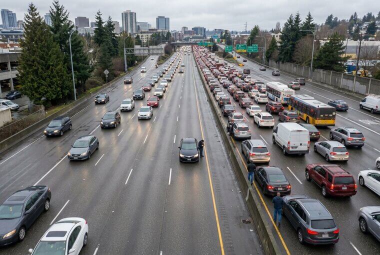 The Traffic Jam With a Strange Cause