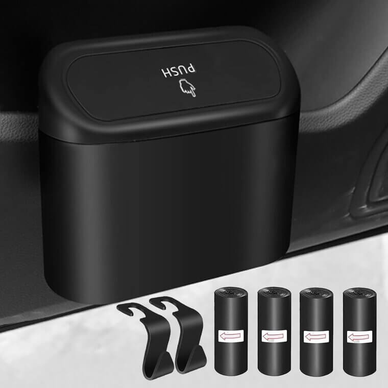 KITBEST Car Bin - Cute, Portable, Waterproof Trash Solution 
