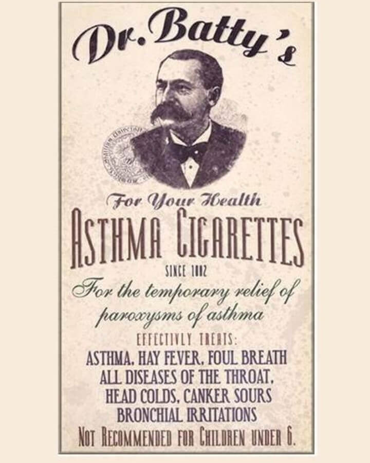 Asthma Cigarettes.