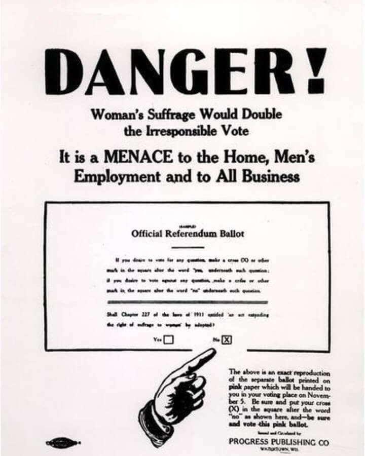 Danger: Women's Suffrage
