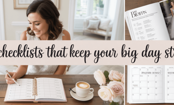 Wedding Planner Notebook Checklists That Keep Your Big Day Stress Free