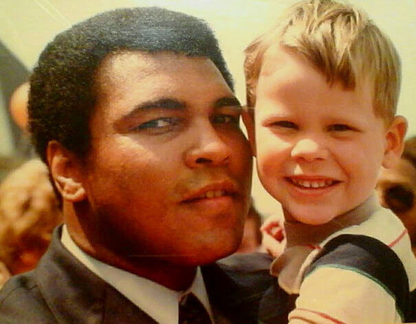 Muhammad Ali und eine Box-Demo