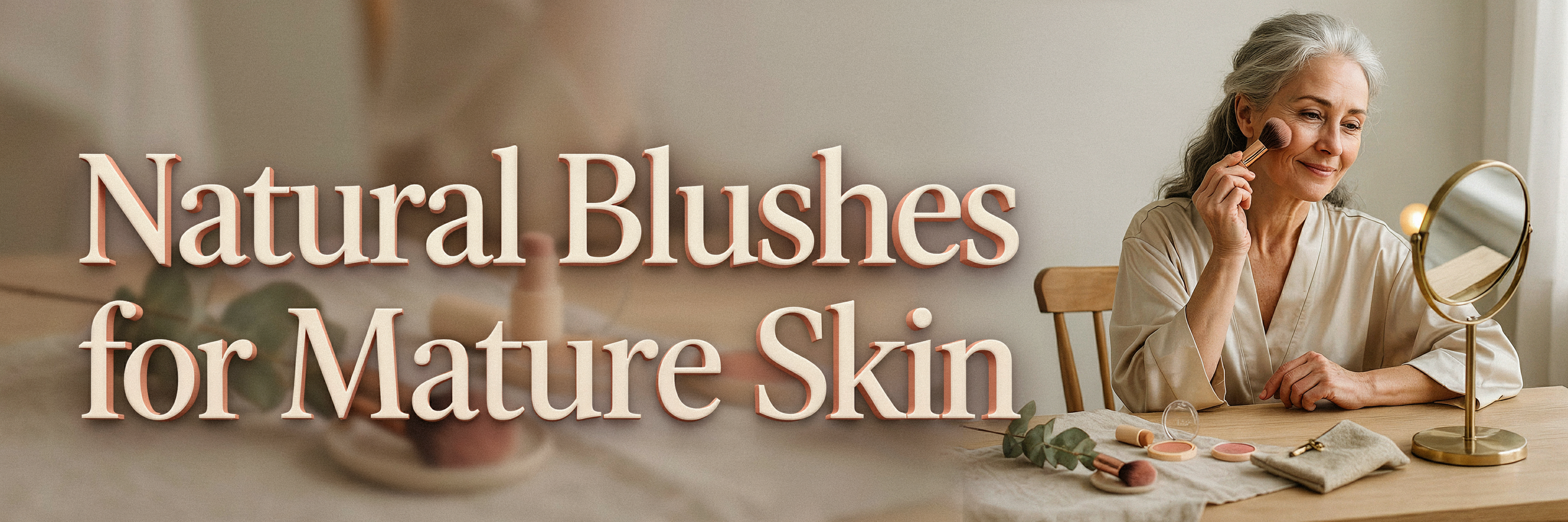 Natural-Looking Blushes for Mature Skin That Provide a Subtle Glow