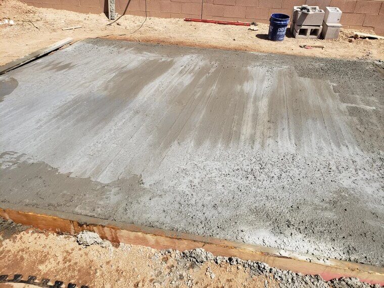 Pouring a Concrete Slab