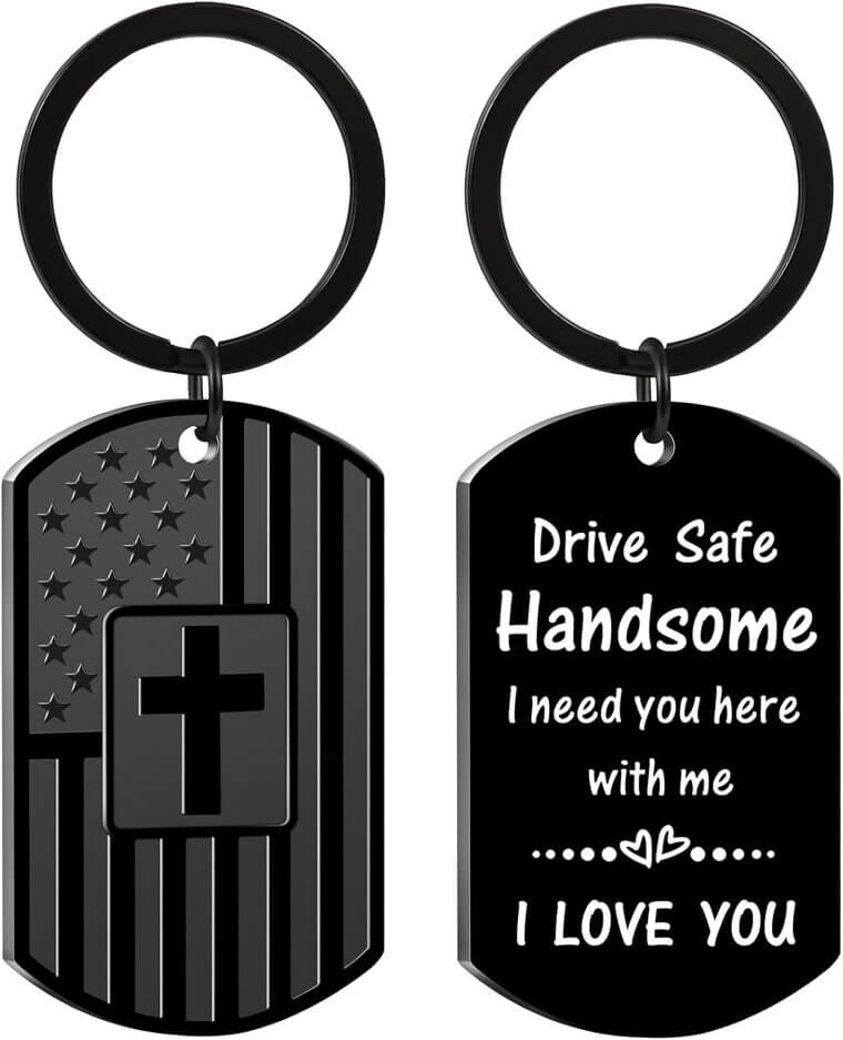 Drive Safe Keychain - Perfect Valentine's Day Gift! 