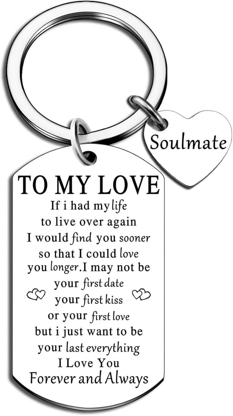 Soulmate Keychain Gift - Perfect for Valentine's, Anniversary & More! - Don’t Miss the 20% Discount!