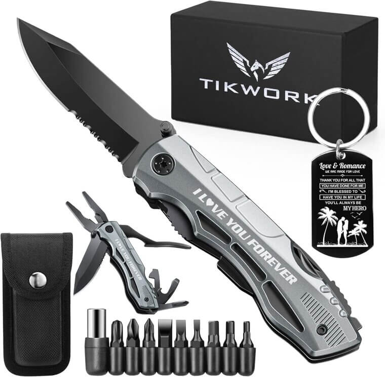 Multitool Pocket Knife - Perfect Gift for Him! 
