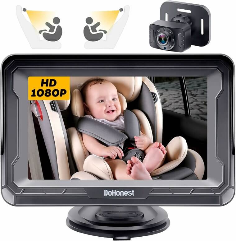 Stay Connected with DoHonest Baby Camera - 360° View, HD Night Vision