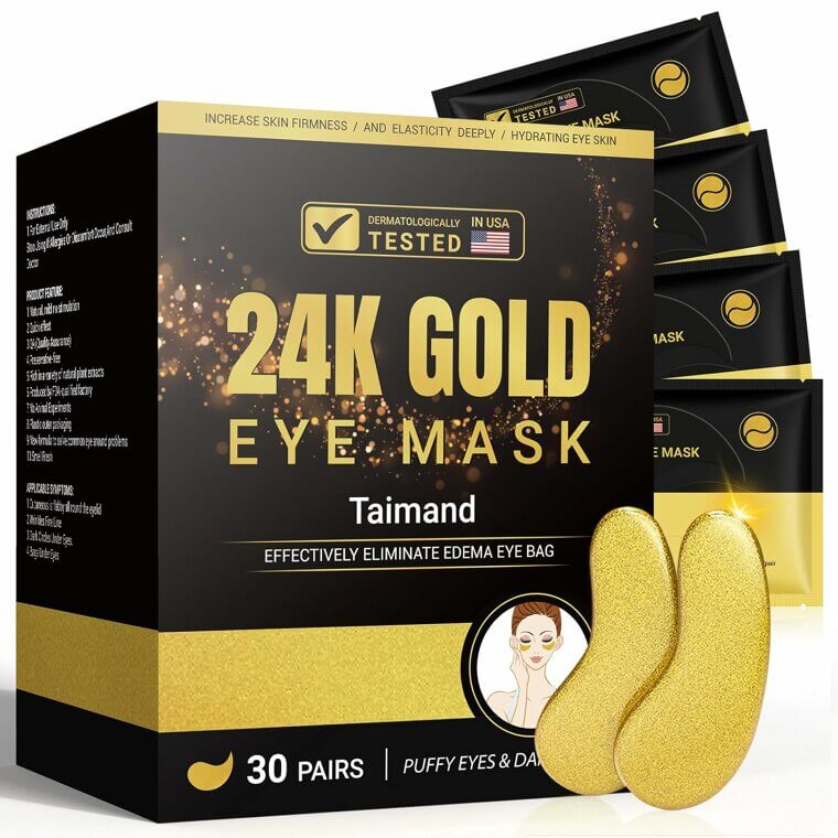 24K Gold Eye Masks - Refresh & Revitalize Your Skin - Don’t Miss the 20% Discount!