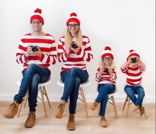 Don't Lose This Family In A Crowd, You May Never Find Them