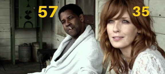 Denzel Washington and Kelly Reilly