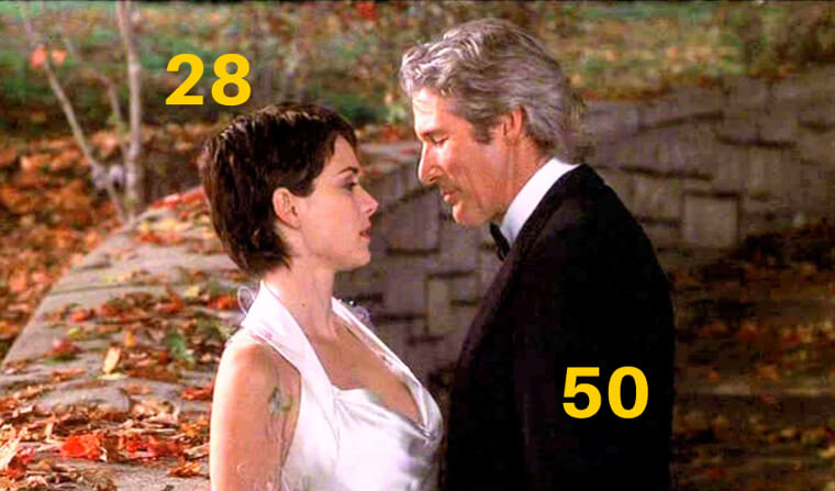 Richard Gere and Winona Ryder