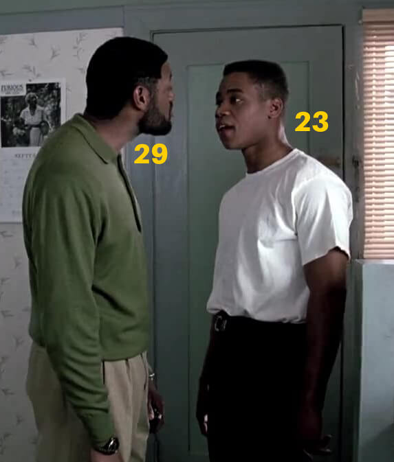 Cuba Gooding Jr and Laurence Fishburne