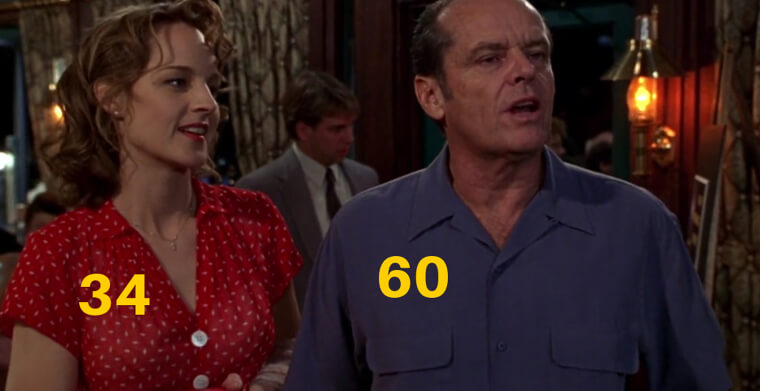 Jack Nicholson and Helen Hunt