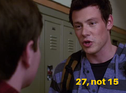 Cory Monteith on Glee