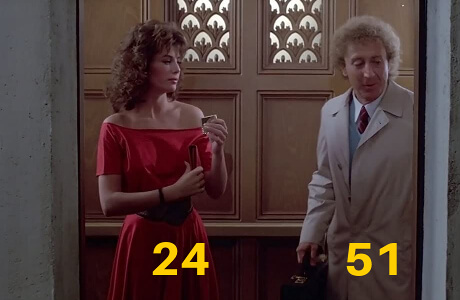 Gene Wilder and Kelly LeBrock
