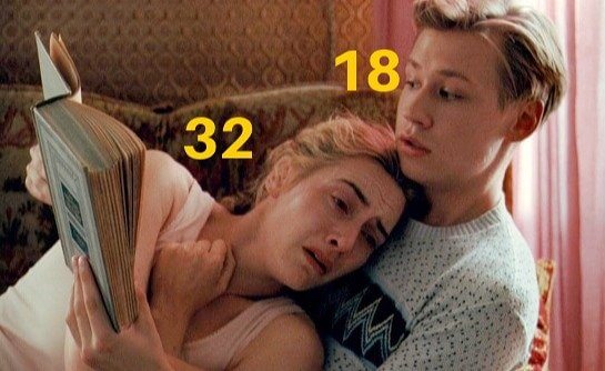 Kate Winslet and David Kross