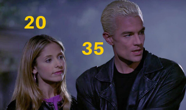 Sarah Michelle Gellar and James Marsters