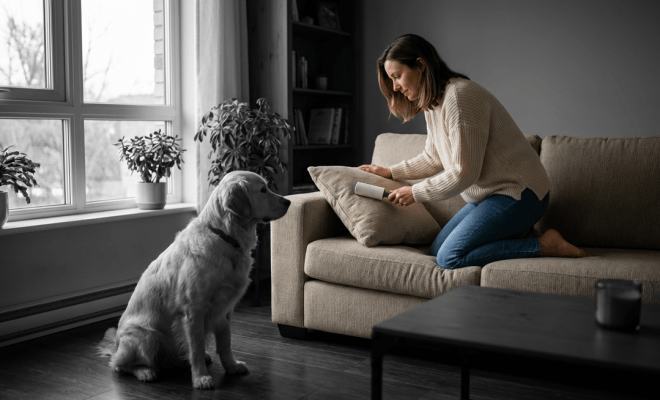 Ingenious Pet Hair Remover Roller That Makes Cleanup Effortless
