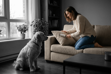 Ingenious Pet Hair Remover Roller That Makes Cleanup Effortless
