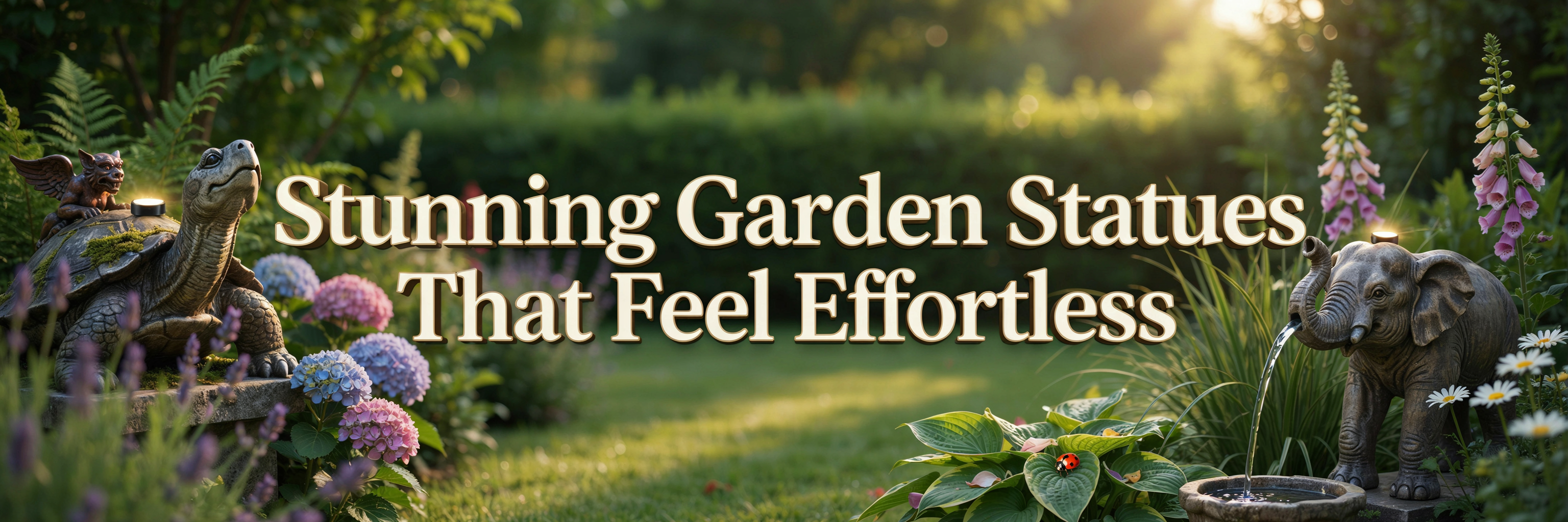 Stunning Garden Statues on a Budget
