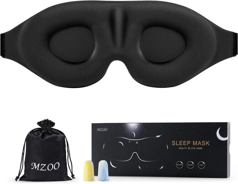 MZOO Sleep Mask - Ultimate Comfort for Side Sleepers - Don’t Miss the 16% Discount!