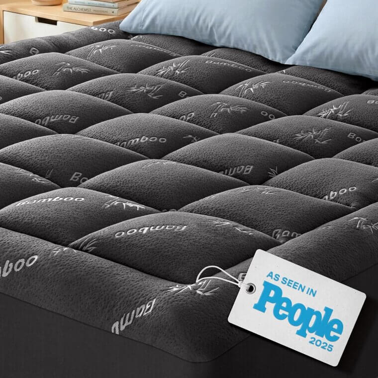 Bamboo King Mattress Topper - Ultra Soft & Cooling - 25% Off!