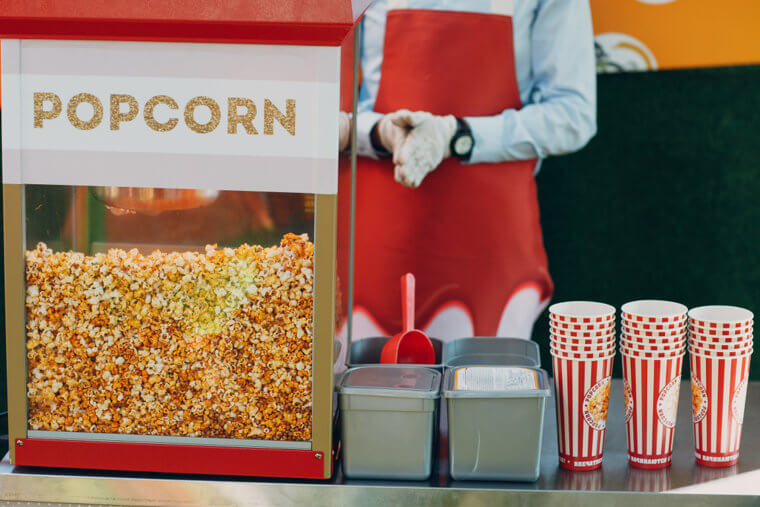 Popcorn był kiedyś zakazany w kinach