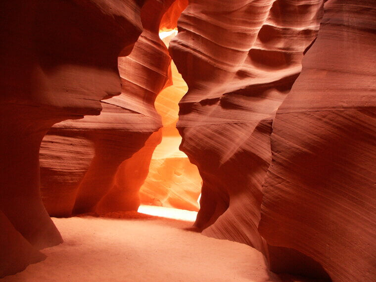 The Antelope Canyon "Quiet Reflection" Camp, Arizona: Crimson Calm