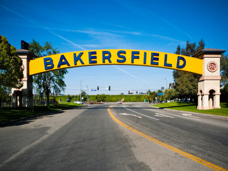 Bakersfield Sign, Bakersfield, California - Streets of Bakersfield by Buck Owens