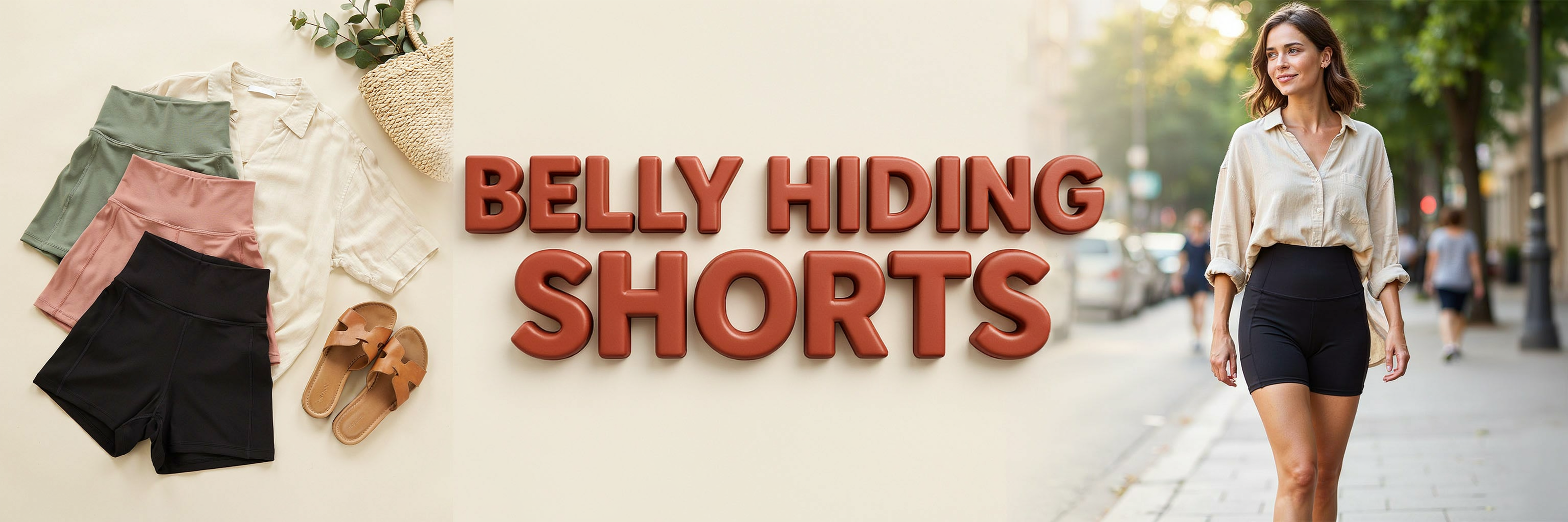 Belly-Hiding Shorts That Flatter and Move With You