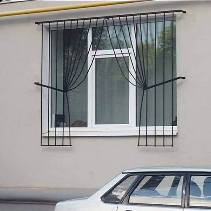Fancy Barred Windows Still Need To Serve A Purpose