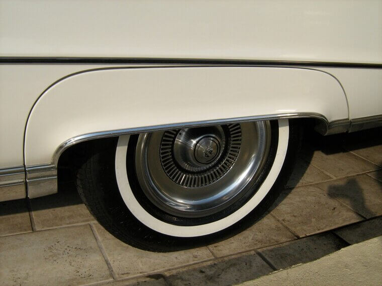 Fender Skirts Covering the Rear Wheels
