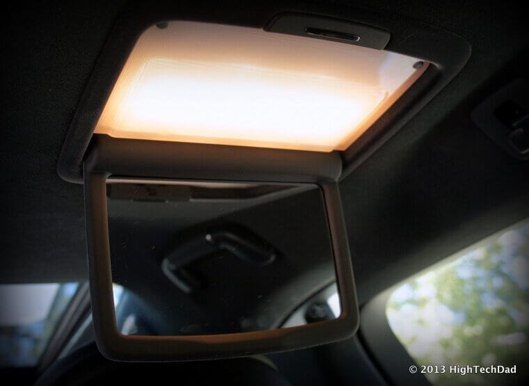 Passenger-Side Vanity Mirrors With Lighting