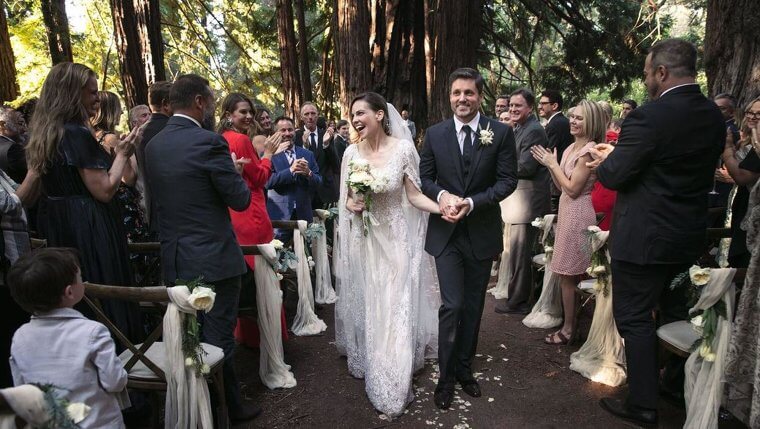 Hilary Swank Married Philip Schneider in a Forest