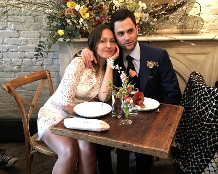 Penn Badgley Quietly Married Domino Kirke