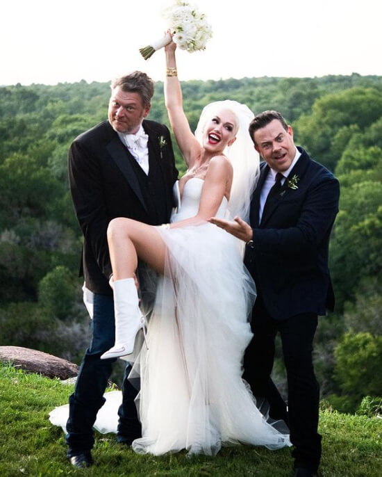 Gwen Stefani Walked Down the Aisle with Blake Shelton