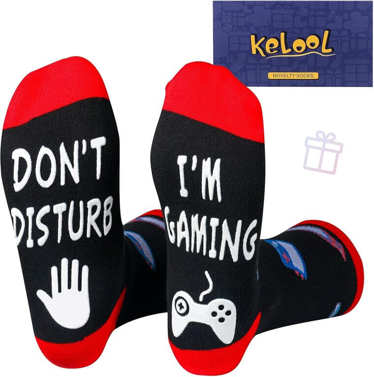 Gaming Socks - Perfect Gift for Dad, Son, or Teen! - Enjoy 27% Off!