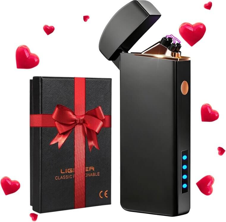 Electric Dual Arc Lighter - Perfect Gift for Him! - Now 42% Off!