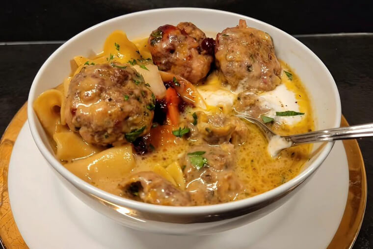 Creamy Meatball Stew