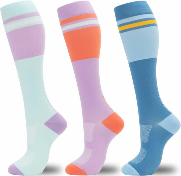 Fenglaoda Compression Socks - Boost Circulation & Comfort for Nurses - Enjoy 10% Off!