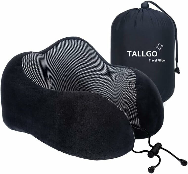 Memory Foam Travel Pillow - Ultimate Comfort for Travel & Home