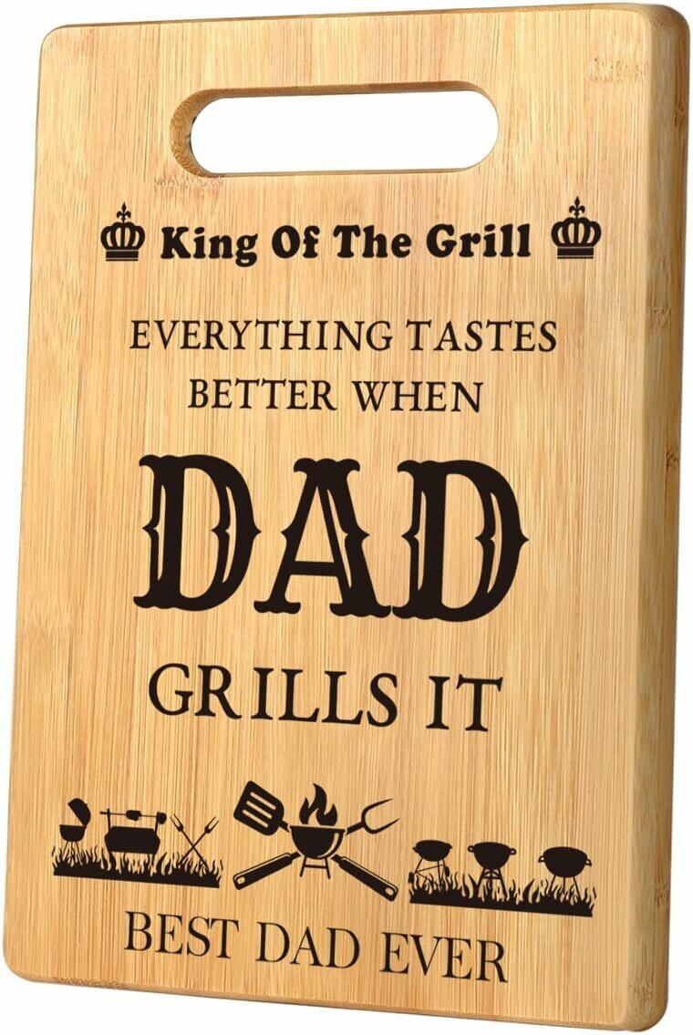 Unique Dad Cutting Board - Perfect Gift for Him!