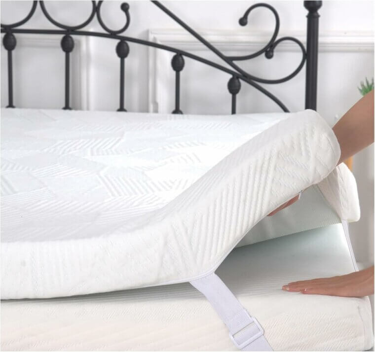 Memory Foam Topper - Twin Size, Cooling Gel, Pain Relief - Enjoy 5% Off!