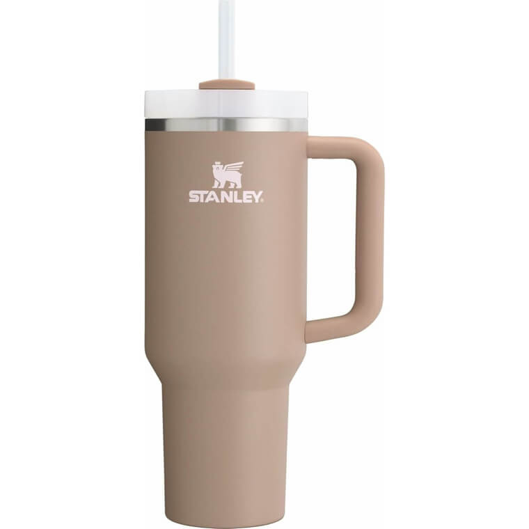 Stanley Quencher Tumbler - 40oz Insulated Cup with Handle & Straw 