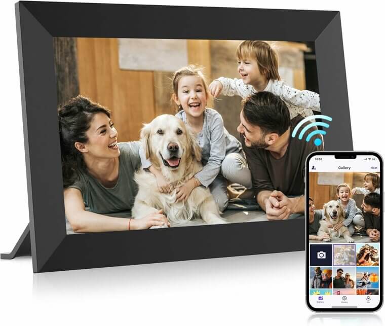 MaxAngel Photo Frame 10.1" WiFi Picture Display with 32GB Storage - 17% Off!