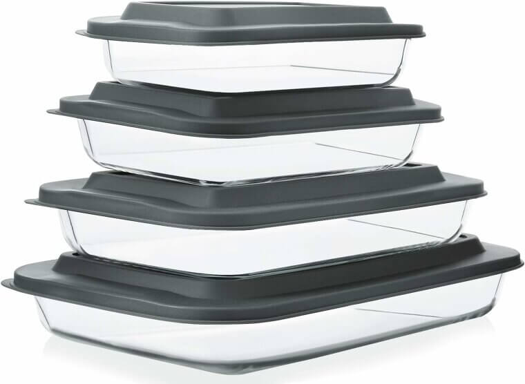 Glass Baking Dish Set - Versatile, Durable, and Elegant Bakeware - Enjoy 11% Off!