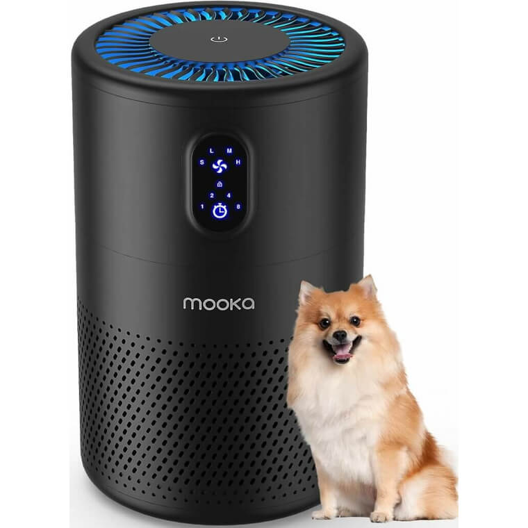 MOOKA Air Purifier for Large Rooms - Breathe Clean Air Effortlessly - Now 23% Off!
