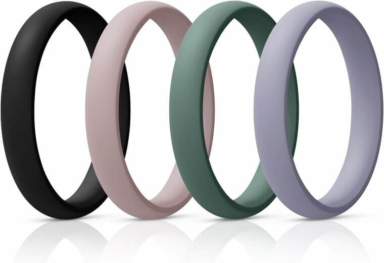 Egnaro Silicone Rings - Stylish, Comfy, and Durable for Every Occasion