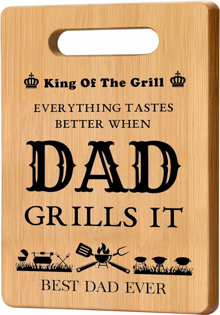 Dad's Cutting Board - The Perfect Gift for Dad - Enjoy 38% Off!